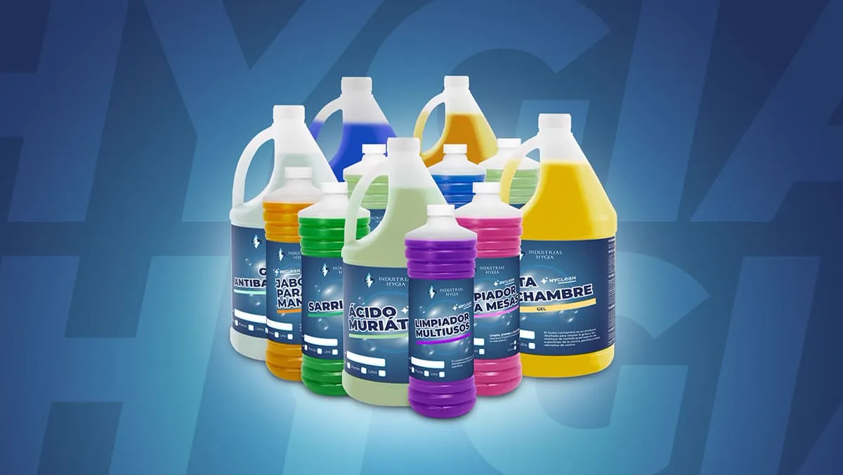 Línea de productos de limpieza Hygia