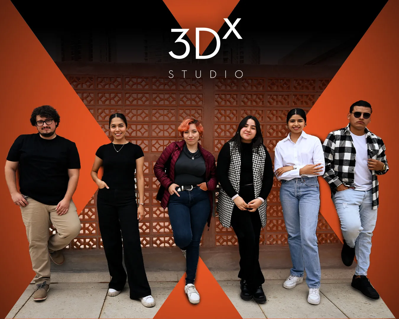 Key visual de 3DX Studio con su equipo